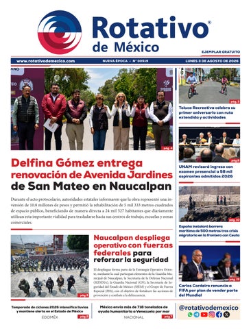 Rotativo de México 3/8/2026