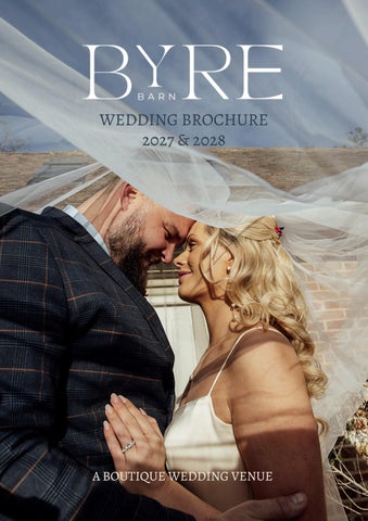 Byre Barn Weddings Brochure 2027 & 2028
