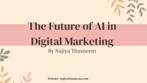 The Future of AI in Digital Ma