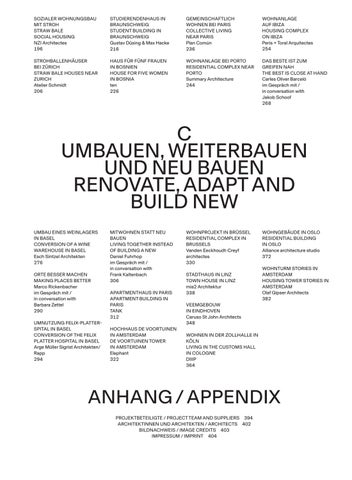 Wohnen/Housing. 33 Antworten auf die Wohnungsfrage/33 Answers to the Housing Question 第 3 页