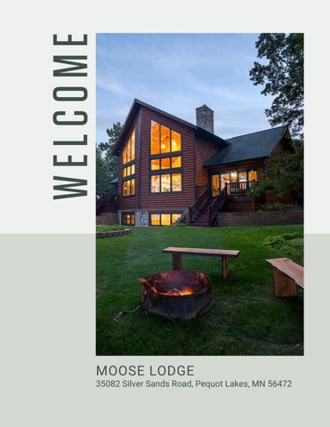 Moose Lodge Welcome Guide