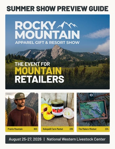 Rocky Mountain Apparel, Gift & Resort Show — August 2026 Preview Guide | Denver, CO