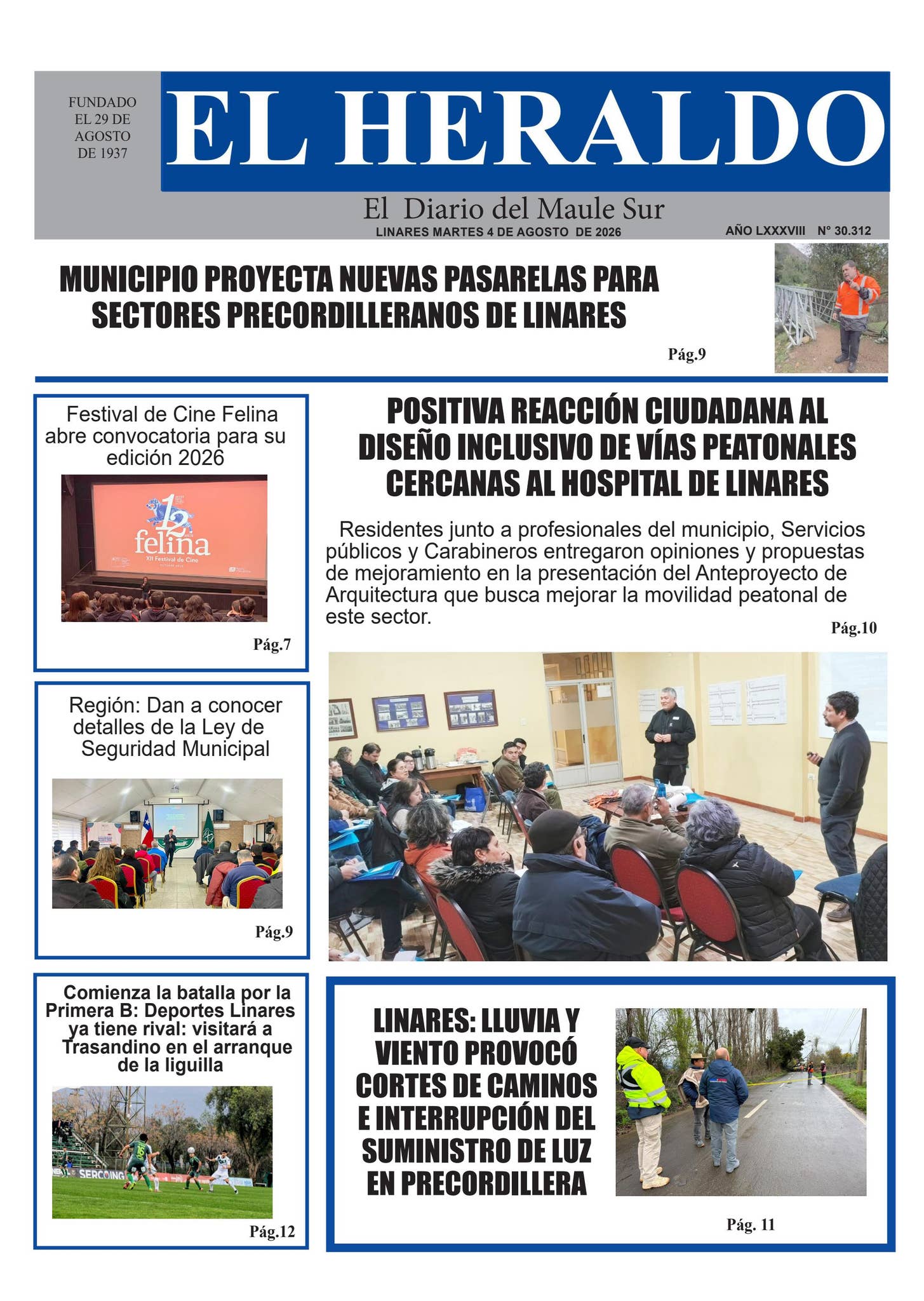 Martes 04 de agosto 2026