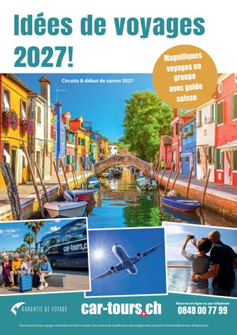 car-tours.ch - Aperçu - Idées de voyages 2027