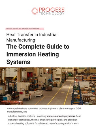 The Complete Guide to Immersion Heating Systems