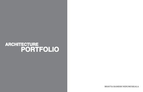 Architecture Portfolio
