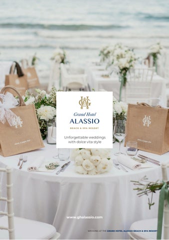 Wedding brochure Grand hotel Alassio