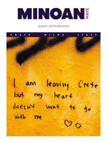 MINOAN MAGAZINE 11 AUGUST-SEPTEMBER 2026