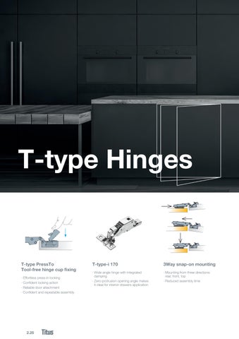Concealed hinges × Glissando - 灯饰目录 英文 第 24 页