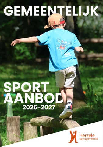 Brochure gemeentelijk sportaanbod 2026-2027