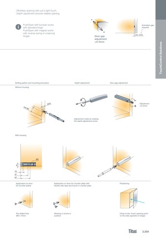 TouchControl Solutions - 家具目录 英文 第 15 页