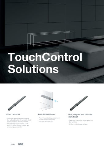 TouchControl Solutions - 家具目录 英文 第 2 页