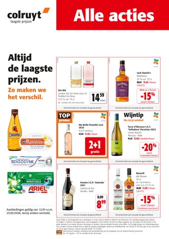 Colruyt Laagste Prijzen - Alle acties