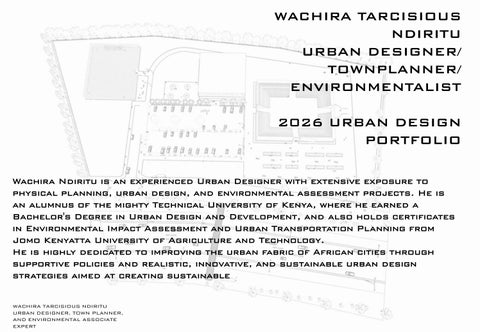 WACHIRA NDIRITU URBAN DESIGN PROJECTS 2026