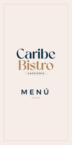 MENU CARIBE BISTRO