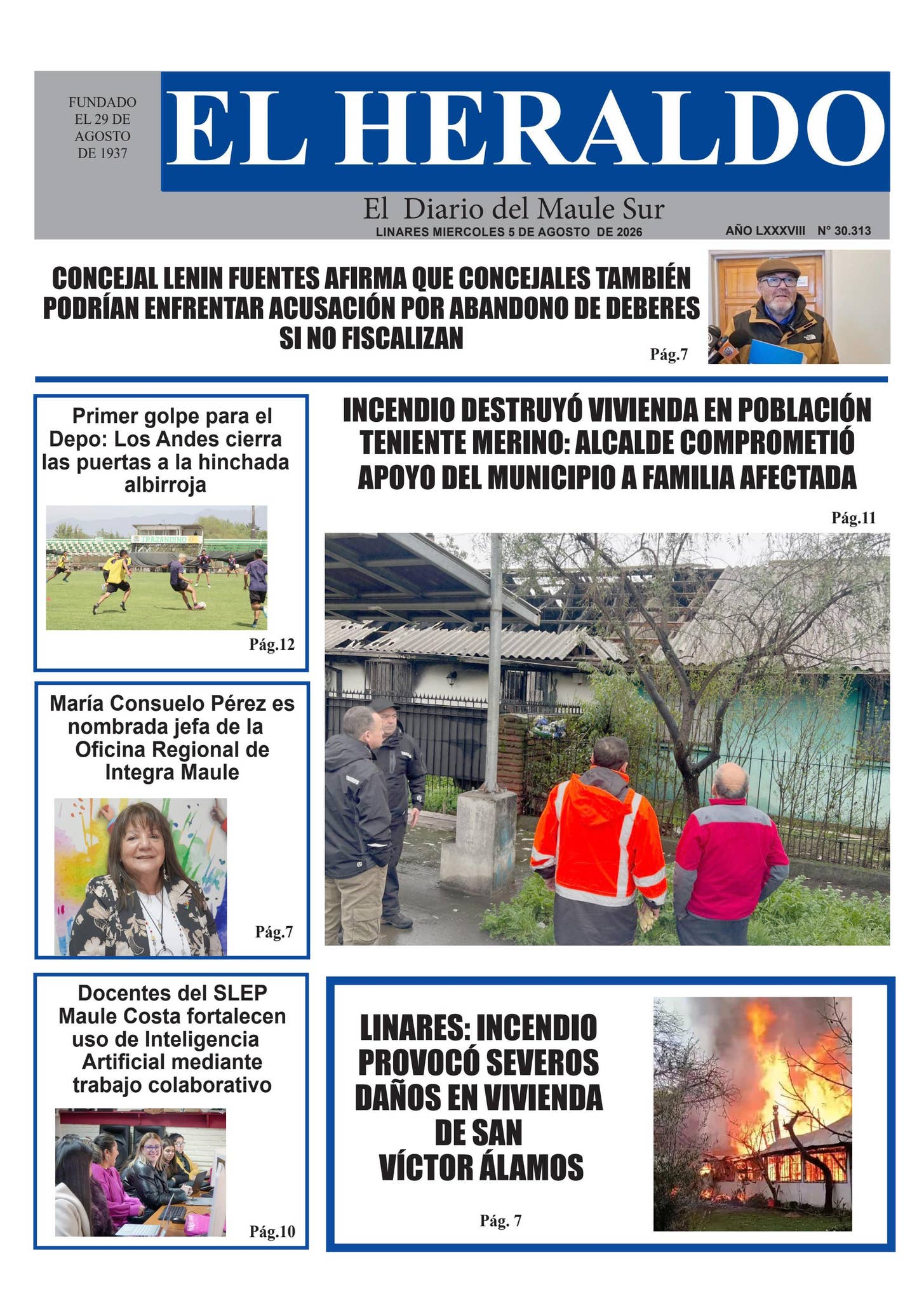 Miercoles 05 de agosto 2026