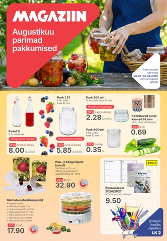 Augustikuu parimad pakkumised