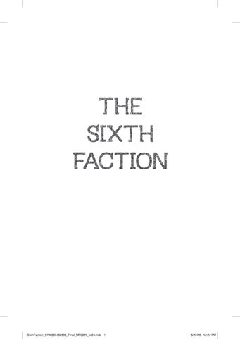 The Sixth Faction Chapter Exclusive