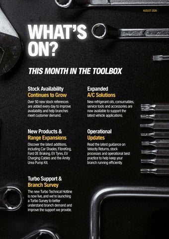 NAPA Auto Parts - The Toolbox - August 2026 第 3 页