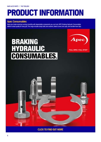 NAPA Auto Parts - The Toolbox - August 2026 第 8 页