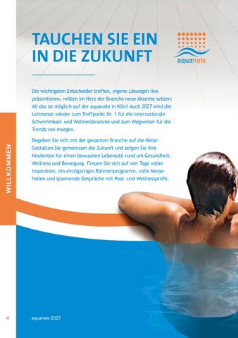 aquanale 2027 Ausstellerguide 第 4 页