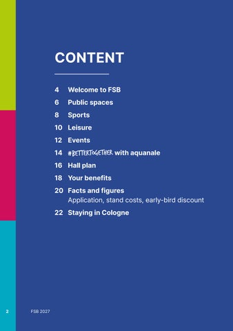 FSB 2027 Exhibitor 指南 第 2 页