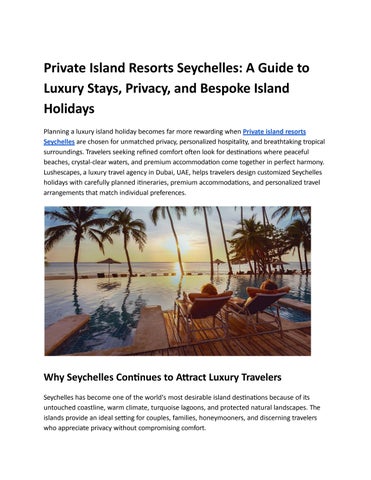 Private Island Resorts Seychelles_ A Guide to Luxury Stays, Privacy, and Bespoke Island Holidays (1)