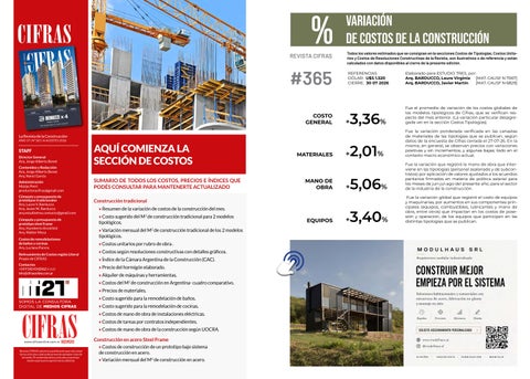 365_Revista CIFRAS Digital Agosto 2026 - Costos gral