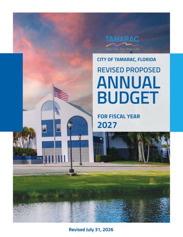 FY’27 Revised  Proposed Budget Book