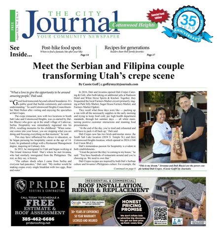 Cottonwood Heights Journal | August 2026