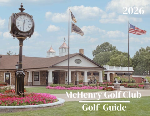 2026 McHenry Golf Club Golf Events Calendar