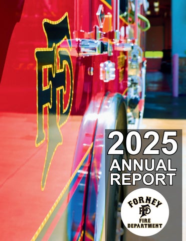 2025 Forney Fire Department Annual Report  - Final Version