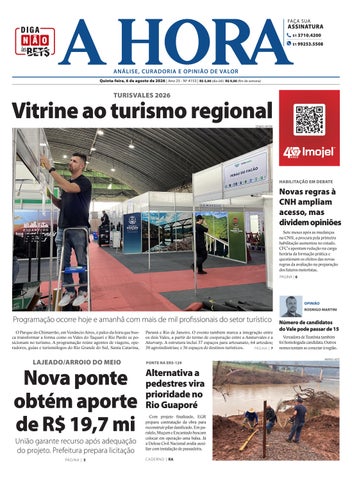 A Hora – 06/08/2026