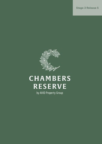 Chambers Reserve Stage 3 Release 5 I Floor Plans