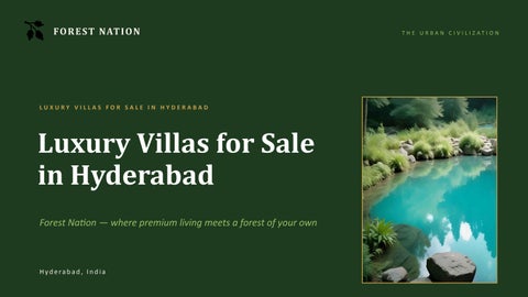 luxury villas for sale in hyderabad