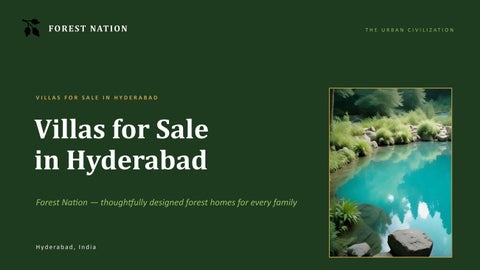 villas for sale in hyderabad