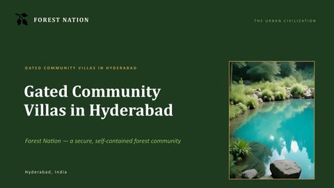 gated community villas in hyderabad