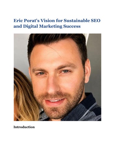 Eric Porat's Vision for Sustainable SEO and Digital Marketing Success