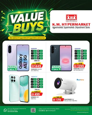 VALUE BUYS_K.M.Trading Edition_Newspaper_6th August 2026