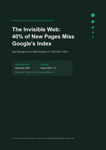 speedyindex-2025-indexing-study-brief