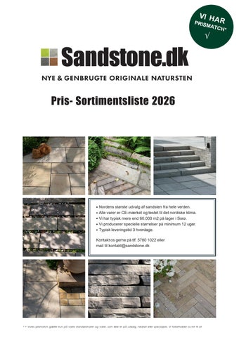 2026 August Pris- & Sortimentsliste
