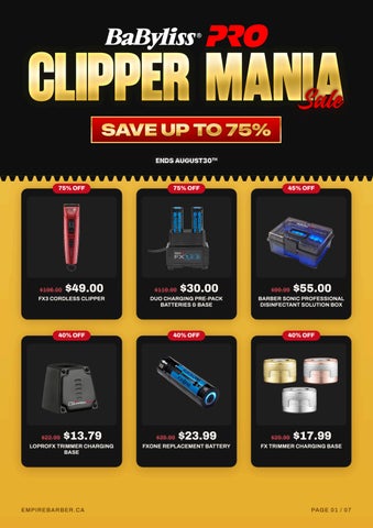 CM AUGUST SALE