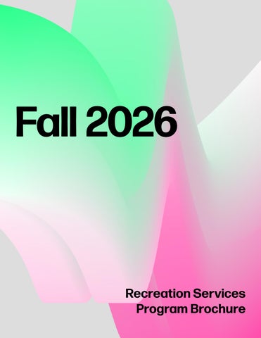 Fall 2026 Program Guide