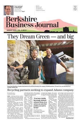 Berkshire Business Journal August 2026