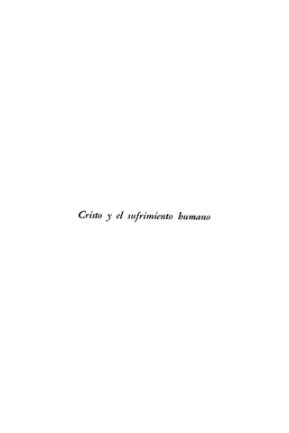 Cristo y El Sufrimiento Humano 第 7 页