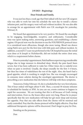 Walking Through the Valley of the Shadow- Pancreatic Cancer Journey copy 第 23 页