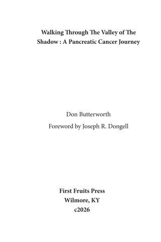 Walking Through the Valley of the Shadow- Pancreatic Cancer Journey copy 第 3 页