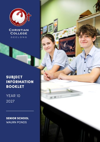 Year 10 Subject Information Booklet 2027