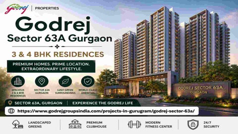 Godrej Sector 63A Gurgaon | Upscale 3 & 4 BHK Homes 