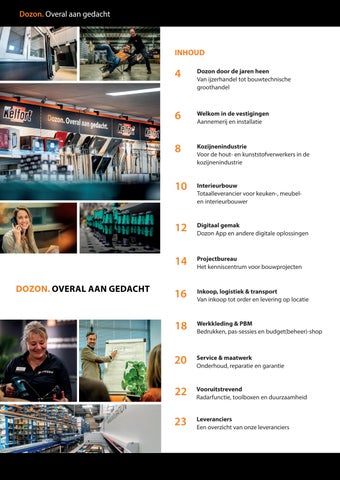Dozon B.V. 灯饰目录 · Overal aan gedacht 第 2 页
